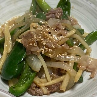 簡単ズボラ青椒肉絲